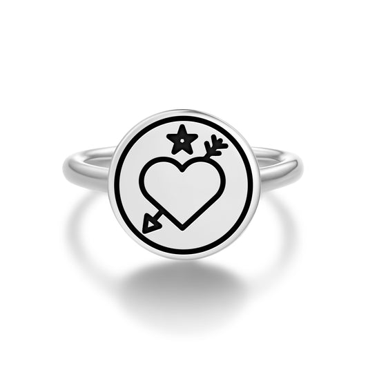 Oshun Central America Symbols Adjustable Open Ring