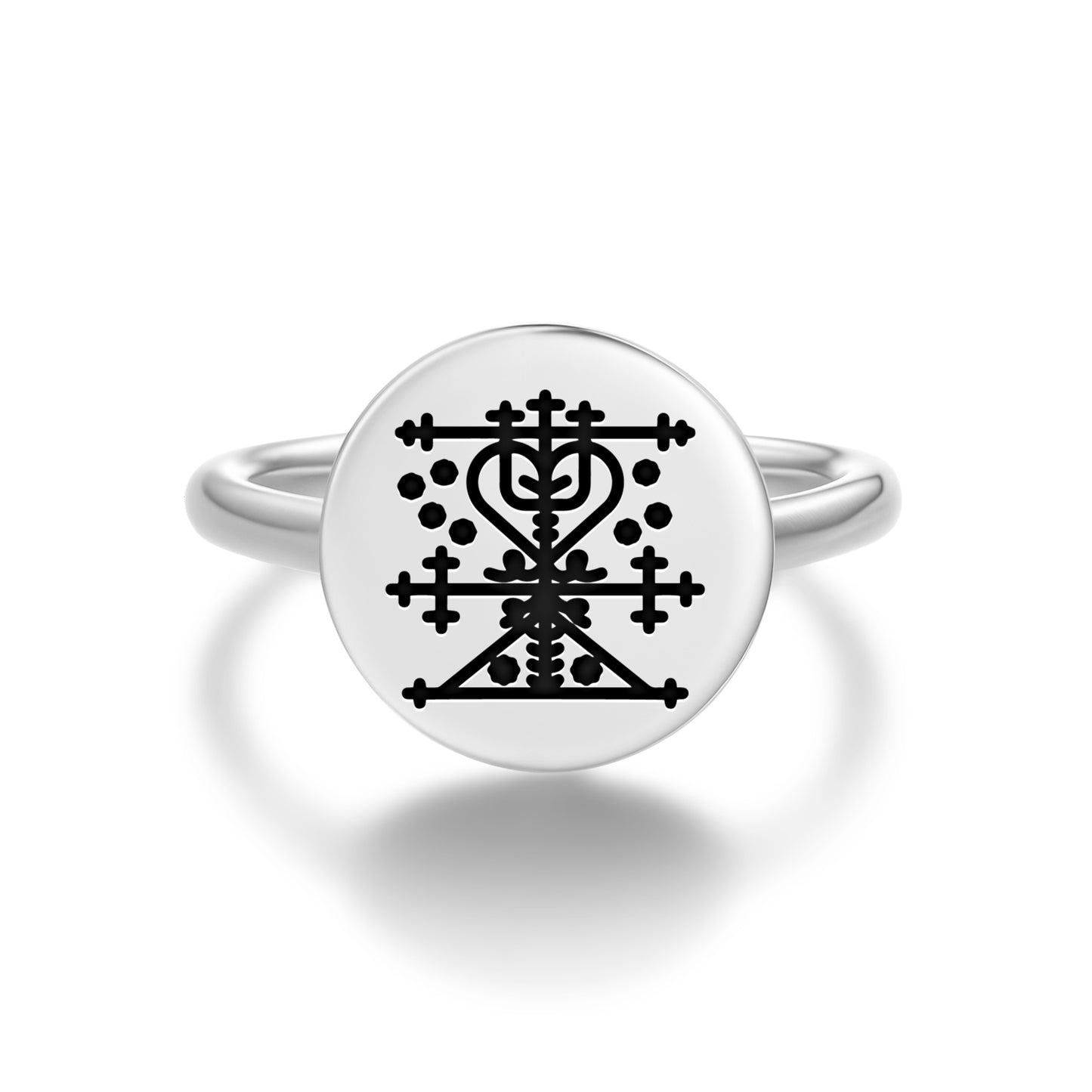 Maman Brigitte Central America Symbols Adjustable Open Ring