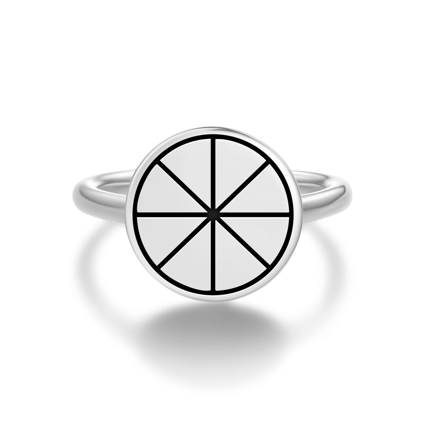 Spirit Wicca Symbols Adjustable Open Ring
