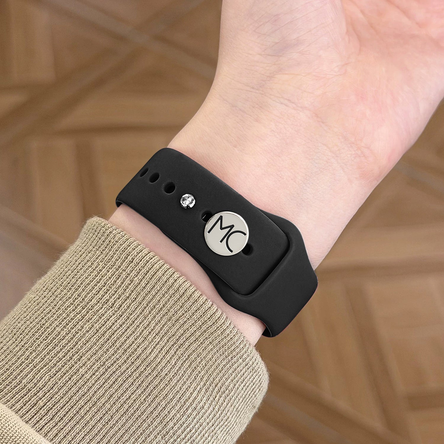 Midheaven MC Watch Band Stud Charm for Aspiration — model image